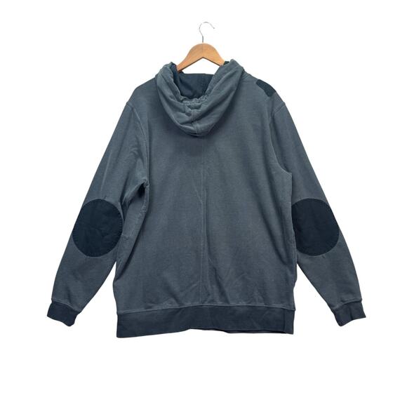 Harley Davidson Motorcycles Hoodie Large Gray Metal Clasp Winter Elbow Shirt L - Picture 2 of 7